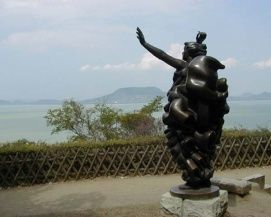 Balatoni szél szobor