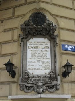 Kossuth-emléktábla