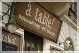 a table! boulangerie - patisserie