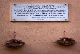 Csokonai Vitéz Mihály emléktábla