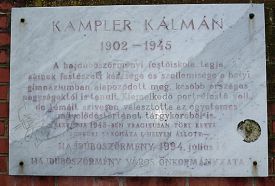 Kampler Kálmán márványtábla