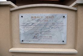 Király Jenő emléktábla