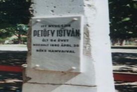 Petőfi István Sírköve