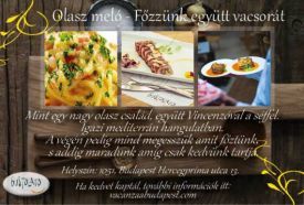 Olasz meló - Főzzünk együtt vacsorát!