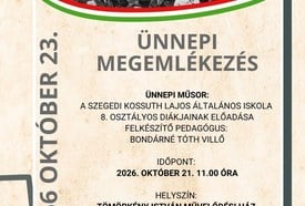 ’56 október 23. – ünnepi megemlékezés