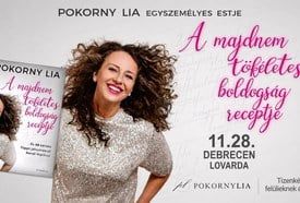 A majdnem tökéletes boldogság receptje – Pokorny Lia önáló estje