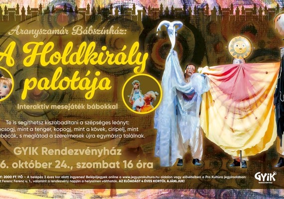 Aranyszamár Bábszínház: A Holdkirály palotája