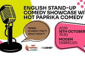 English Stand-Up Comedy Showcase with Hot Paprika Comedy at MODEM