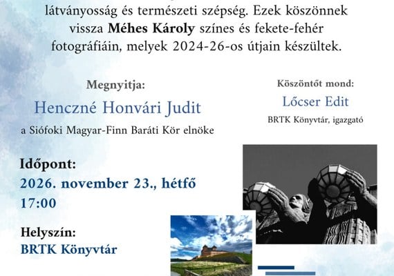 Fél Finnországon át – Méhes Károly vetített képes előadása