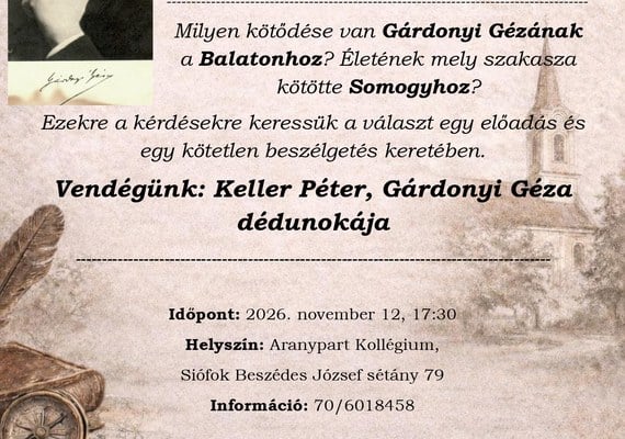 Gárdonyi Géza és a Balaton