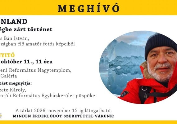 Grönland-a jégbe zárt történet - kiállításmegnyitó