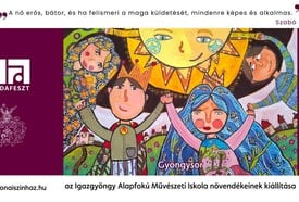 Gyöngysor - kiállítás az Igazgyöngy Alapfokú Művészeti Iskola növendékeinek munkáiból