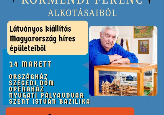 Gyufa makett kiállítás a Könyvtárban