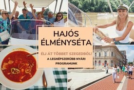 Hajós élményséta – hajós idegenvezetéssel, halászlével