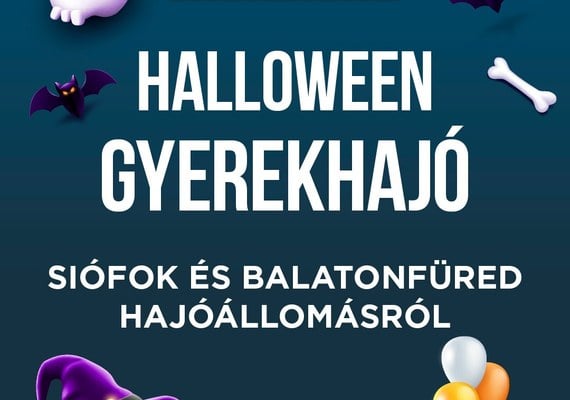 Halloween a Szigliget fedélzetén