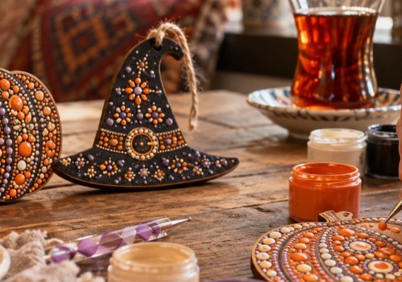 Halloweeni kézműves program az Oszmán Sátorban