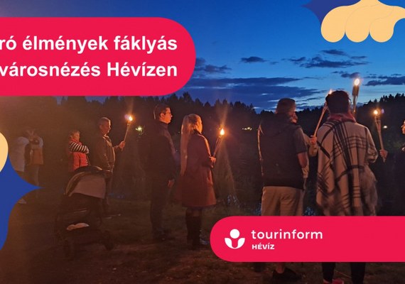 Hévízi Túrák / Forró élmények fáklyás séta – téli ingyenes városnéző program