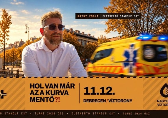 Hol van már az a k***a mentő?! – Életmentő Stand up est