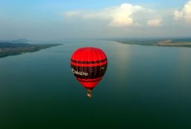Hőlégballonos sétarepülés a Balatonnál – 2. kép