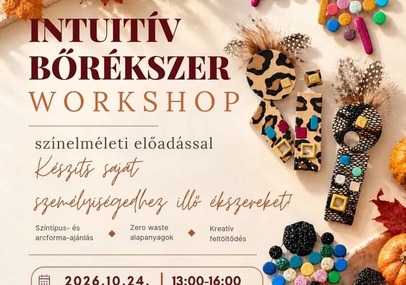 Intuitív bőrékszer workshop az Esztergomi Dzsámiban