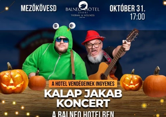Kalap Jakab koncert a Balneo Hotelben