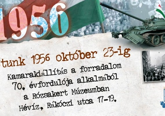 Kamarakiállítás a forradalom 70. évfordulója alkalmából