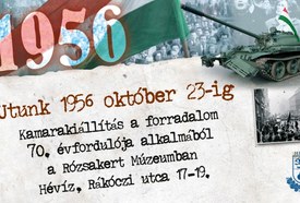 Kamarakiállítás a forradalom 70. évfordulója alkalmából