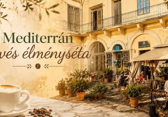 Mediterrán kávés élményséta
