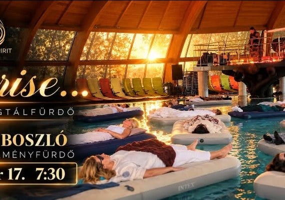 Mind Body Spirit – Sunrise Lebegő Hangtálfürdő az Aqua-Palace Élményfürdőben
