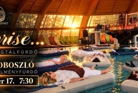 Mind Body Spirit – Sunrise Lebegő Hangtálfürdő az Aqua-Palace Élményfürdőben