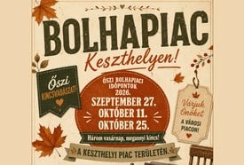 Őszi bolhapiac Keszthelyen