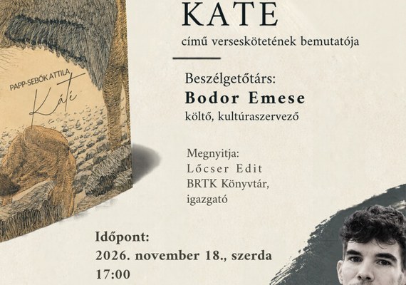 Papp-Sebők Attila: KÁTÉ – könyvbemutató