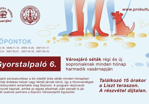 Soproni Gyorstalpaló – Ecsetnyomok, soproni festők nyomában
