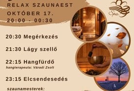 Szezonnyitó Énidőm Relax szaunaest