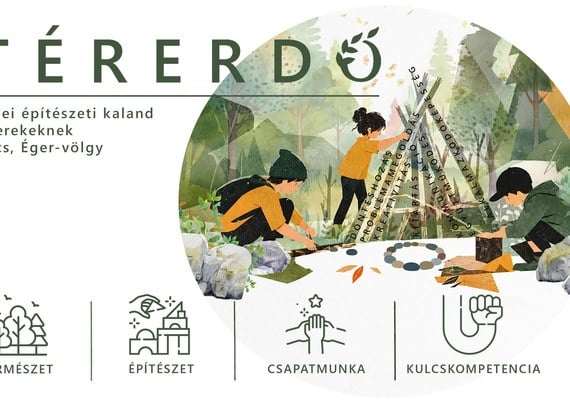 Térerdő: Erdei építészeti kaland gyerekeknek