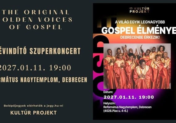The Original Golden Voices of Gospel Debrecenben