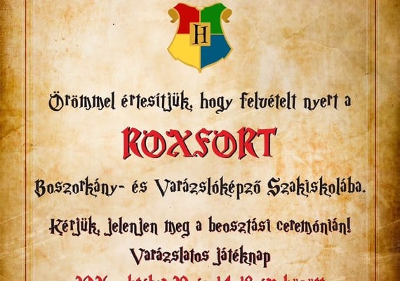 Varázsvilág a Kapcsolatok Házában – Harry Potter családi délután