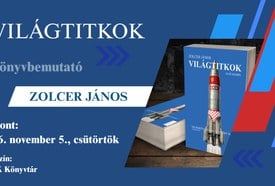Zolcer János: Világtitkok – könyvbemutató
