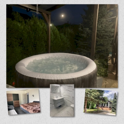 4 fős luxus Faház jacuzzival – 1. kép