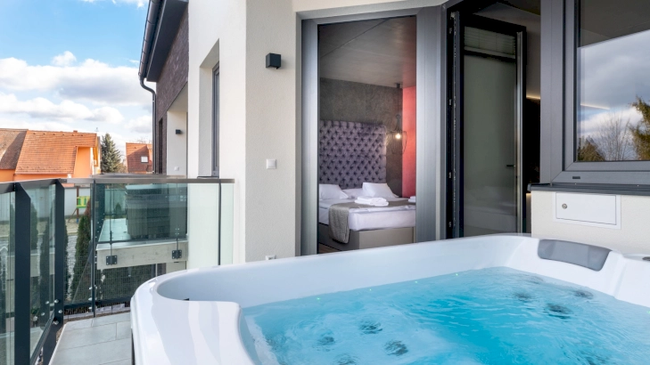 2 légterű apartman - jacuzzis teraszos – 1. kép
