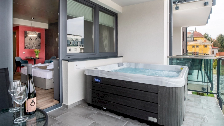 Szoba 2 fő részére -  jacuzzis, teraszos – 1. kép