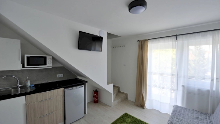 Superior apartman erkéllyel, osztott szintes - Villa Olivér 1 – 1. kép
